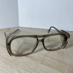 Vintage Titmus Z87-2 EN166-F Safety Eyeglasses Clear Classic Retro Eyewear 145